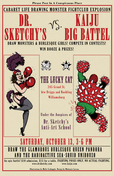 Dr. Sketchy's vs Kaiju Big Battel