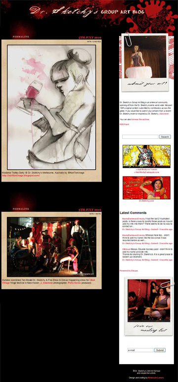 Dr. Sketchy's Tumblr