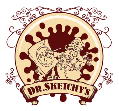 Sticker for Dr. Sketchy's Anti-Art School